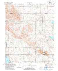 Download a high-resolution, GPS-compatible USGS topo map for Richards Spur, OK (1992 edition)
