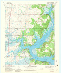 Download a high-resolution, GPS-compatible USGS topo map for Rocky Point, OK (1982 edition)