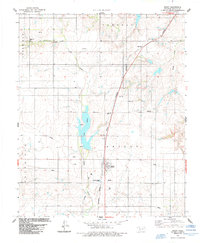 Download a high-resolution, GPS-compatible USGS topo map for Rocky, OK (1985 edition)