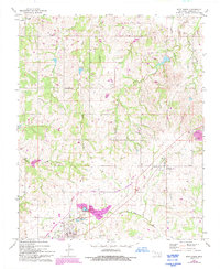 Download a high-resolution, GPS-compatible USGS topo map for Roff North, OK (1993 edition)