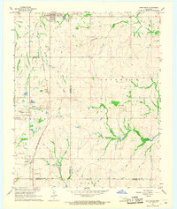 Download a high-resolution, GPS-compatible USGS topo map for Roff South, OK (1968 edition)
