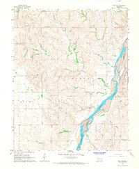 Download a high-resolution, GPS-compatible USGS topo map for Roll NE, OK (1967 edition)