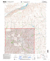 Download a high-resolution, GPS-compatible USGS topo map for Roll SE, OK (2001 edition)