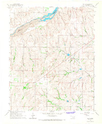 Download a high-resolution, GPS-compatible USGS topo map for Roll SE, OK (1967 edition)