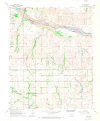 Download a high-resolution, GPS-compatible USGS topo map for Roll, OK (1967 edition)