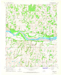Download a high-resolution, GPS-compatible USGS topo map for Rosedale, OK (1966 edition)