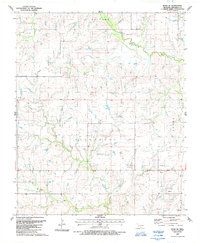 Download a high-resolution, GPS-compatible USGS topo map for Ryan SE, OK (1988 edition)