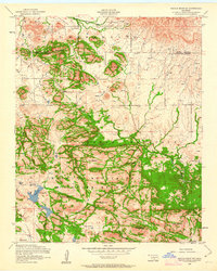 Download a high-resolution, GPS-compatible USGS topo map for Saddle Mountain, OK (1963 edition)