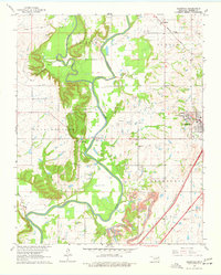 Download a high-resolution, GPS-compatible USGS topo map for Sageeyah, OK (1977 edition)