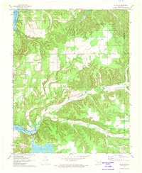 preview thumbnail of historical topo map of Mayes County, OK in 1971