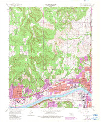 Download a high-resolution, GPS-compatible USGS topo map for Sand Springs, OK (1983 edition)