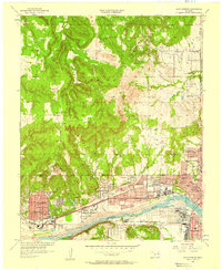 Download a high-resolution, GPS-compatible USGS topo map for Sand Springs, OK (1957 edition)