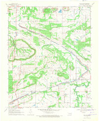 preview thumbnail of historical topo map of Haskell County, OK in 1969