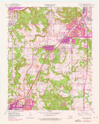 Download a high-resolution, GPS-compatible USGS topo map for Sapulpa North, OK (1976 edition)