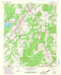 Download a high-resolution, GPS-compatible USGS topo map for Savanna, OK (1983 edition)