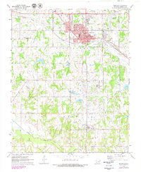 Download a high-resolution, GPS-compatible USGS topo map for Seminole, OK (1979 edition)