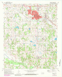 Download a high-resolution, GPS-compatible USGS topo map for Seminole, OK (1983 edition)