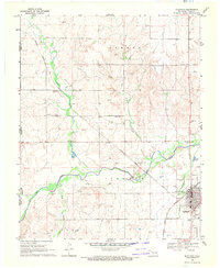 Download a high-resolution, GPS-compatible USGS topo map for Shattuck, OK (1971 edition)