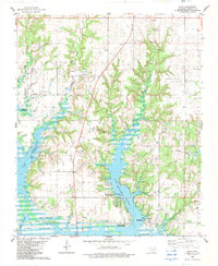 Download a high-resolution, GPS-compatible USGS topo map for Shay, OK (1983 edition)