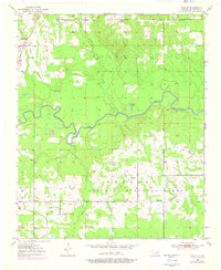 Download a high-resolution, GPS-compatible USGS topo map for Shults, OK (1976 edition)