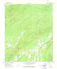 preview thumbnail of historical topo map of Pushmataha County, OK in 1972