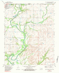 Download a high-resolution, GPS-compatible USGS topo map for South Coffeyville, OK (1983 edition)