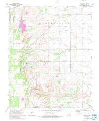Download a high-resolution, GPS-compatible USGS topo map for Southard, OK (1983 edition)