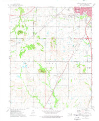 Download a high-resolution, GPS-compatible USGS topo map for Southwest Muskogee, OK (1978 edition)