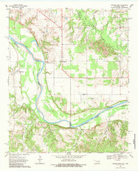 Download a high-resolution, GPS-compatible USGS topo map for Spanish Fort, OK (1984 edition)
