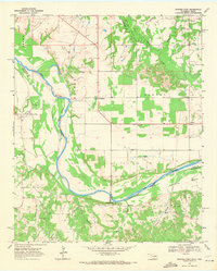 Download a high-resolution, GPS-compatible USGS topo map for Spanish Fort, OK (1971 edition)