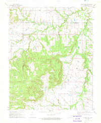 Download a high-resolution, GPS-compatible USGS topo map for Spanish Peak, OK (1972 edition)