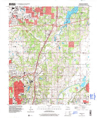 Download a high-resolution, GPS-compatible USGS topo map for Spencer, OK (1999 edition)