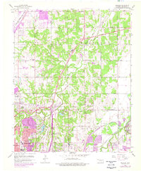 Download a high-resolution, GPS-compatible USGS topo map for Spencer, OK (1976 edition)