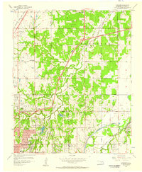 Download a high-resolution, GPS-compatible USGS topo map for Spencer, OK (1957 edition)