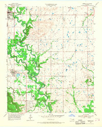 Download a high-resolution, GPS-compatible USGS topo map for Sperry, OK (1968 edition)