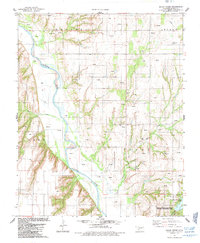 Download a high-resolution, GPS-compatible USGS topo map for Squaw Creek, OK (1985 edition)
