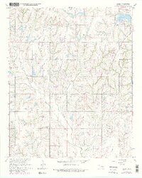1965 Map of Stealy, 1980 Print