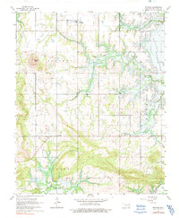 Download a high-resolution, GPS-compatible USGS topo map for Stidham, OK (1991 edition)