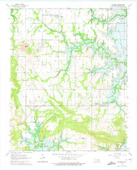 Download a high-resolution, GPS-compatible USGS topo map for Stidham, OK (1975 edition)