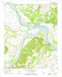 preview thumbnail of historical topo map of Haskell County, OK in 1963