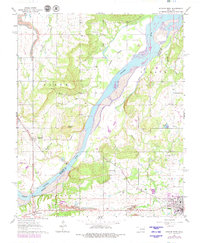preview thumbnail of historical topo map of Haskell County, OK in 1962