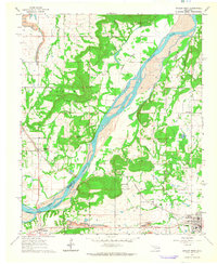 preview thumbnail of historical topo map of Haskell County, OK in 1962
