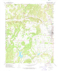 Download a high-resolution, GPS-compatible USGS topo map for Stilwell West, OK (1974 edition)