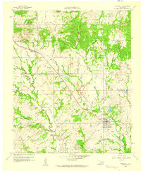 preview thumbnail of historical topo map of Stonewall, OK in 1957