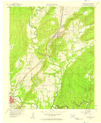 Download a high-resolution, GPS-compatible USGS topo map for Stringtown, OK (1958 edition)