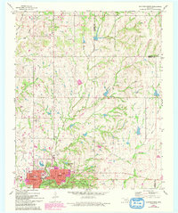 Download a high-resolution, GPS-compatible USGS topo map for Sulphur North, OK (1993 edition)