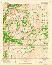 1963 Map of Sulphur South, 1964 Print