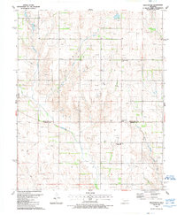 preview thumbnail of historical topo map of Sweetwater, OK in 1989