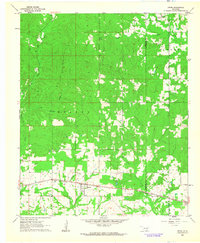 Download a high-resolution, GPS-compatible USGS topo map for Swink, OK (1964 edition)