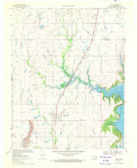 Download a high-resolution, GPS-compatible USGS topo map for Talala, OK (1972 edition)